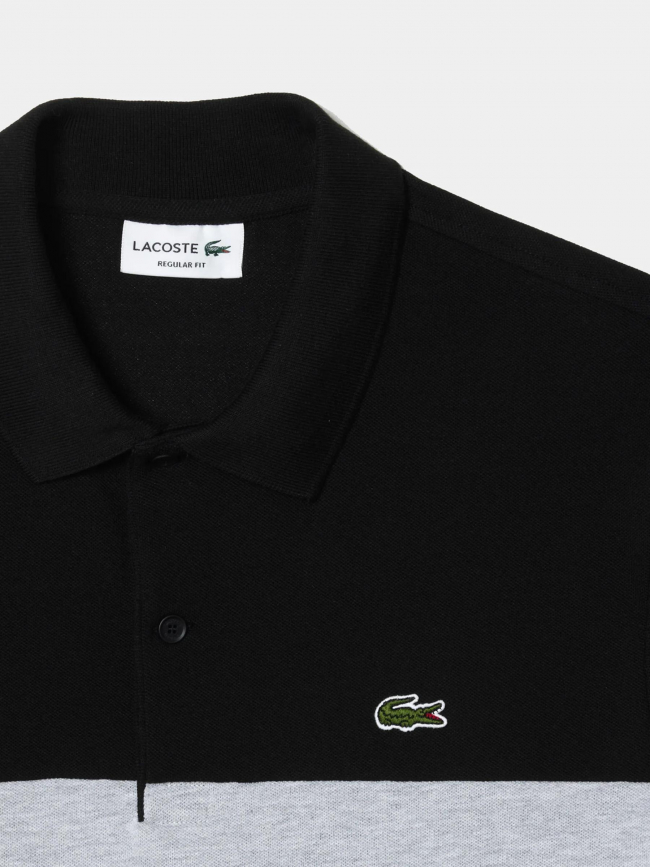 Polo manches courtes core noir homme - lacoste