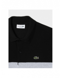 Polo manches courtes core noir homme - lacoste