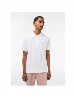 Polo core essentials uni blanc homme - Lacoste