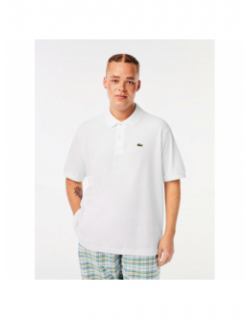 Polo core essentials uni blanc homme - Lacoste