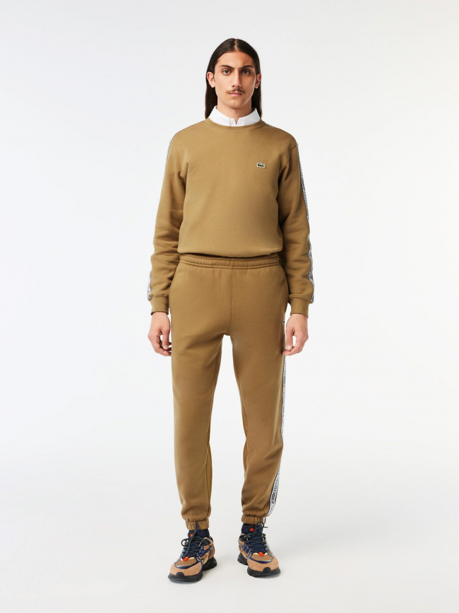 Pantalon de survêtement core graphics marron homme - Lacoste