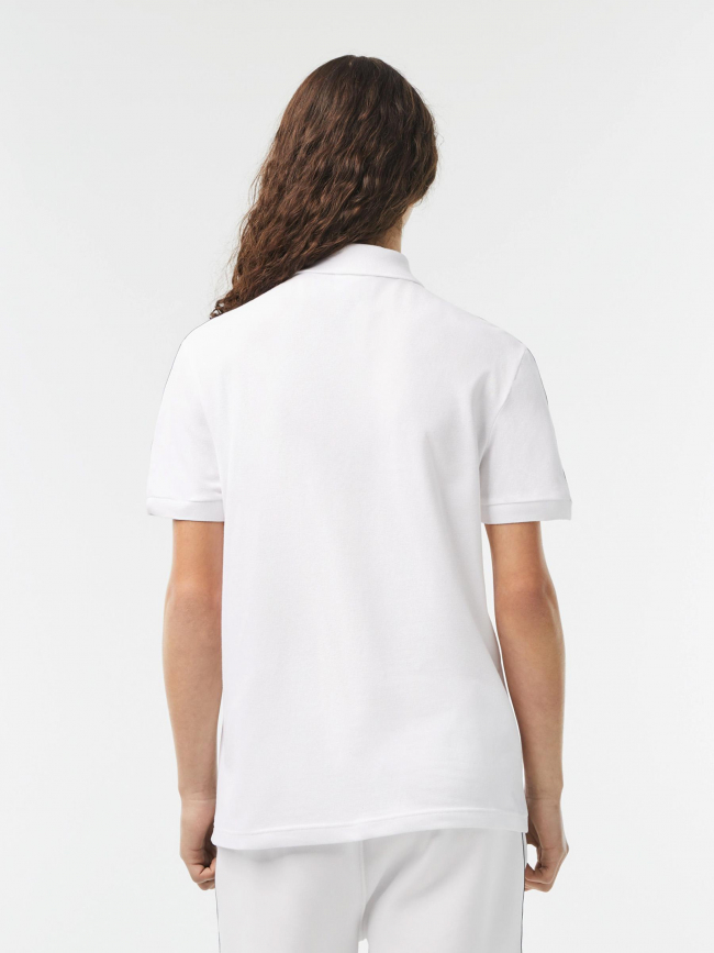 Polo core graphic blanc homme - Lacoste