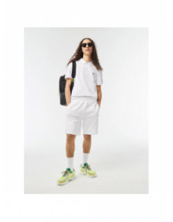 Polo core graphic blanc homme - Lacoste