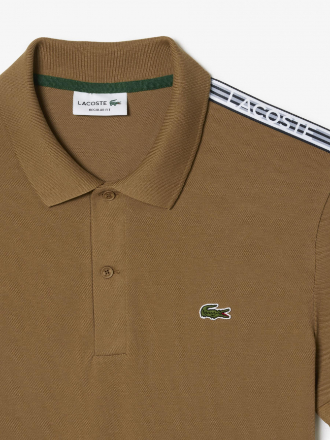 Polo core graphic marron homme - Lacoste