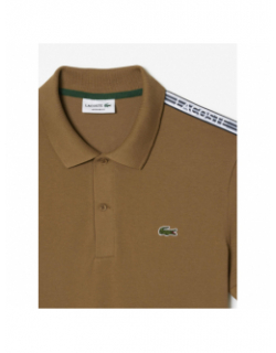 Polo core graphic marron homme - Lacoste