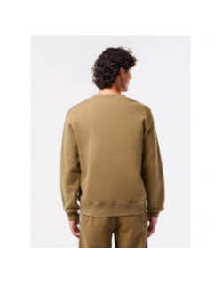 Sweat core graphics marron homme - Lacoste