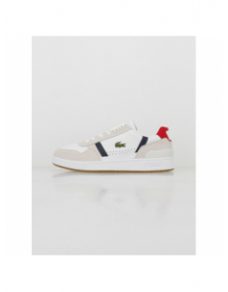 Baskets t-clip blanc beige homme - Lacoste