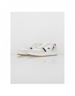 Baskets t-clip blanc beige homme - Lacoste