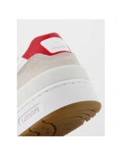 Baskets t-clip blanc beige homme - Lacoste