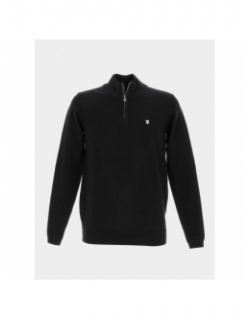 Pull col zippé marty 2 noir homme - Teddy Smith