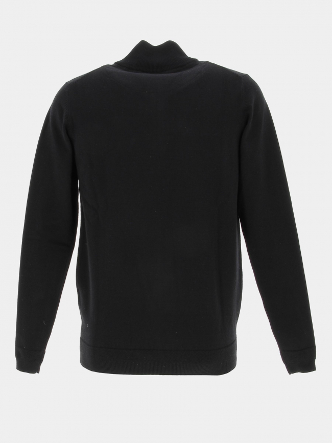 Pull col zippé marty 2 noir homme - Teddy Smith