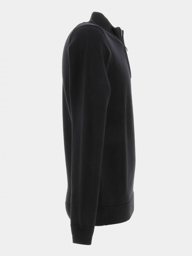 Pull col zippé marty 2 noir homme - Teddy Smith