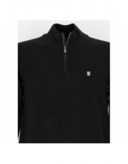 Pull col zippé marty 2 noir homme - Teddy Smith