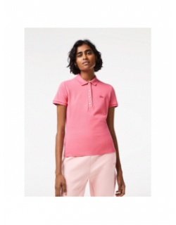 Polo core essentials rose femme - Lacoste