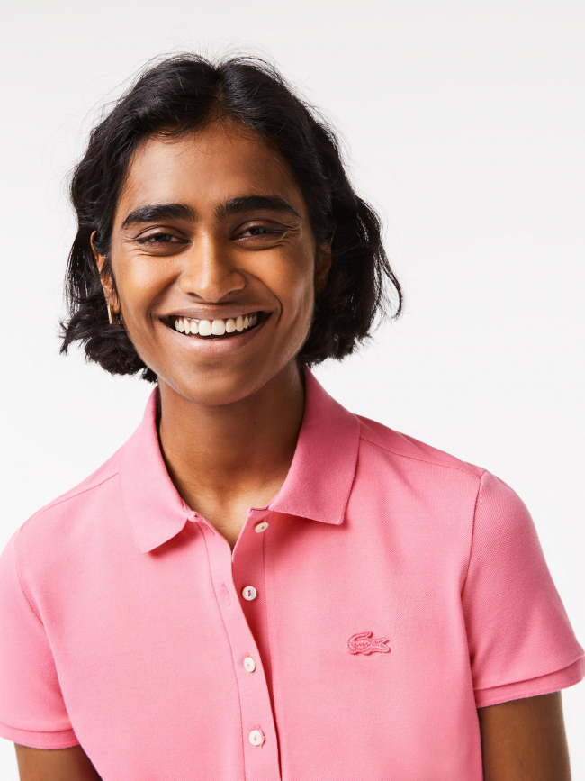 Polo core essentials rose femme - Lacoste