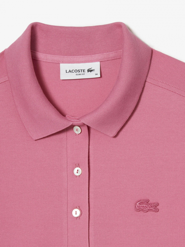 Polo core essentials rose femme - Lacoste