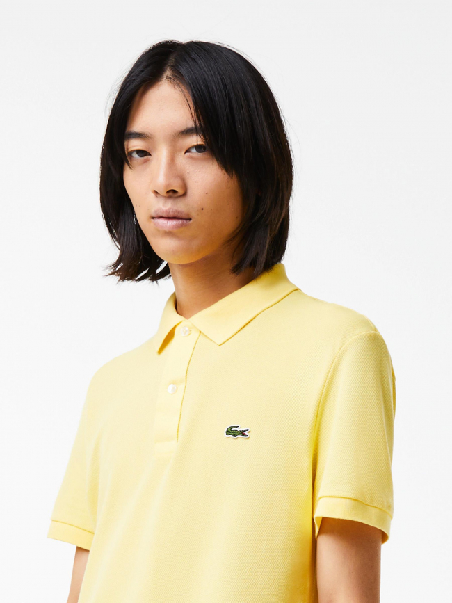 Polo core essentials jaune homme - Lacoste