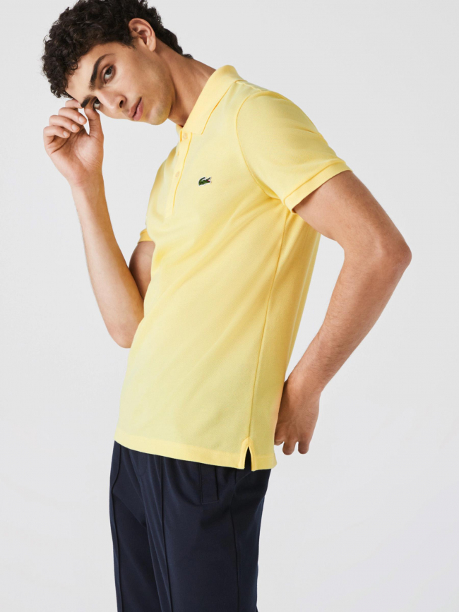 Polo core essentials jaune homme - Lacoste