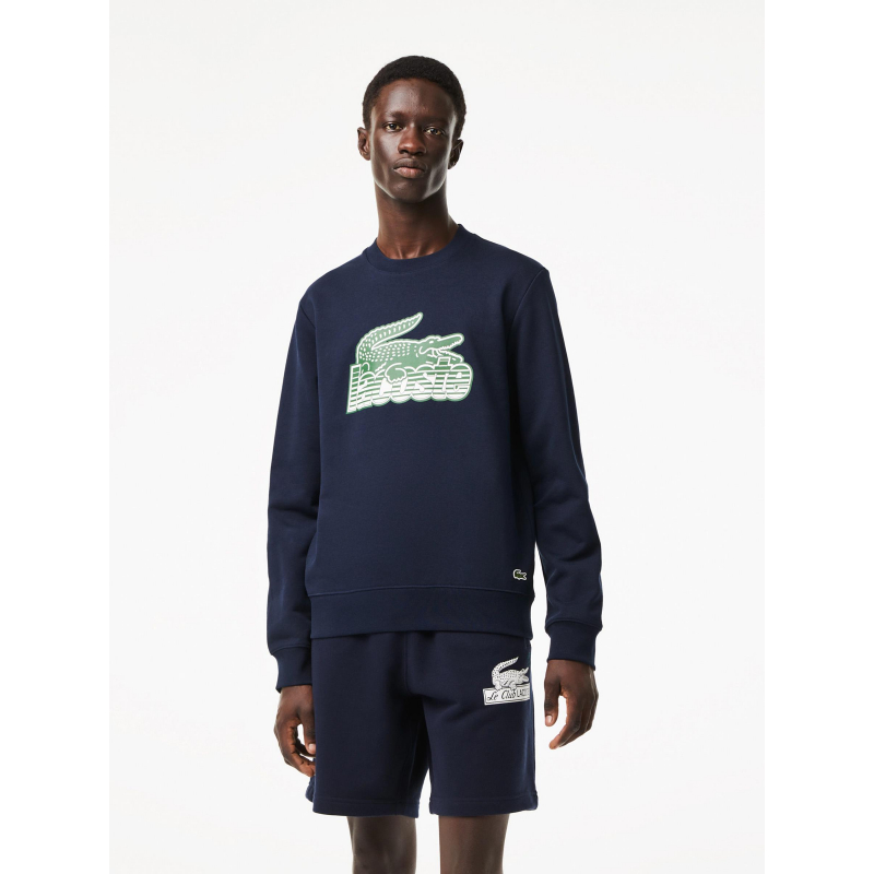 Sweat neo heritage bleu marine homme - Lacoste