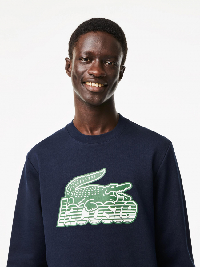 Sweat neo heritage bleu marine homme - Lacoste