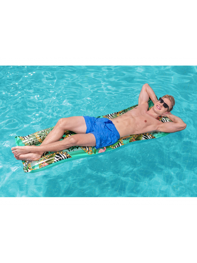 Matelas gonflable de piscine à fleurs - Bestway