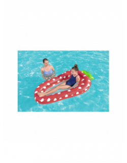 Matelas gonflable piscine fraise summer rouge enfant - Bestway