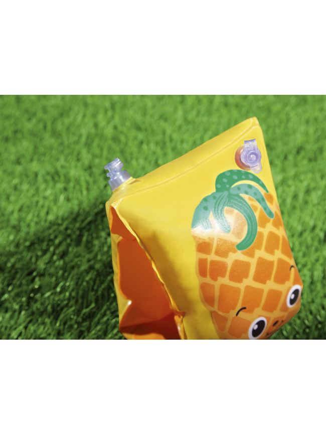 Brassards de flottaison ananas jaune enfant - Bestway