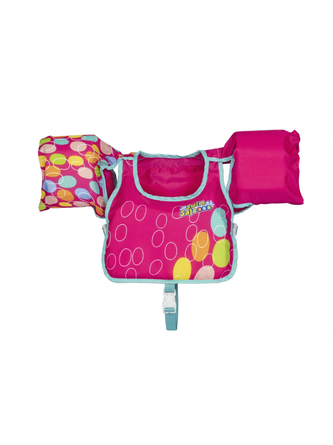 Gilet de flottaison aquastar rose enfant - Bestway