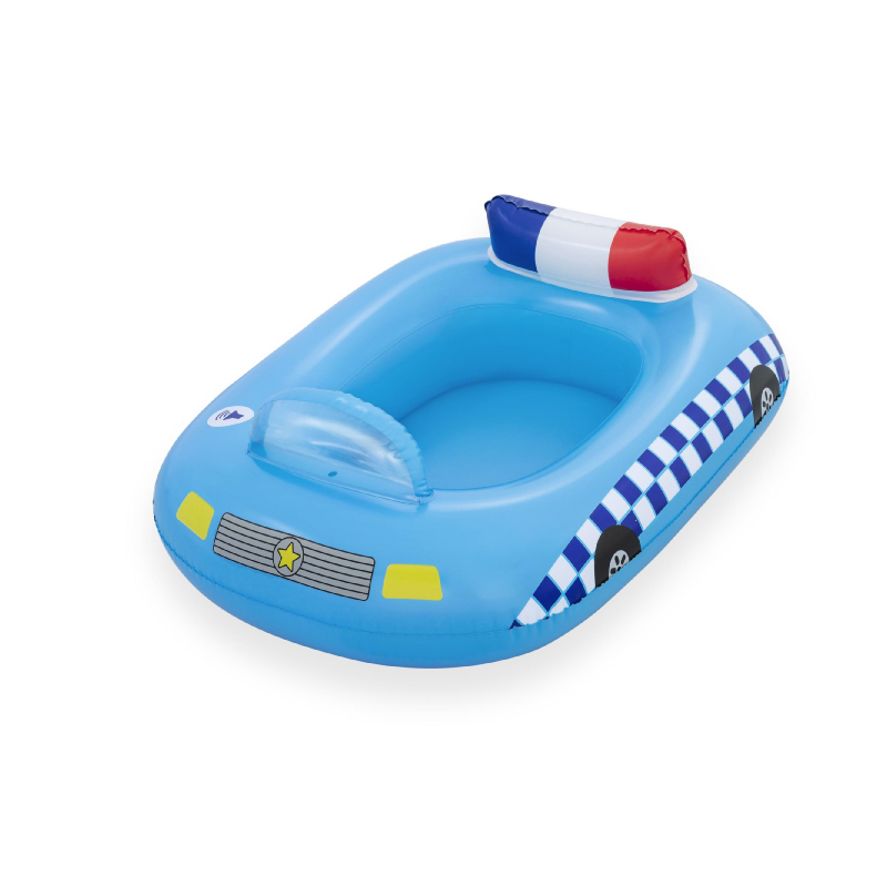 Bateau gonflable piscine police avec haut parleur - Bestway