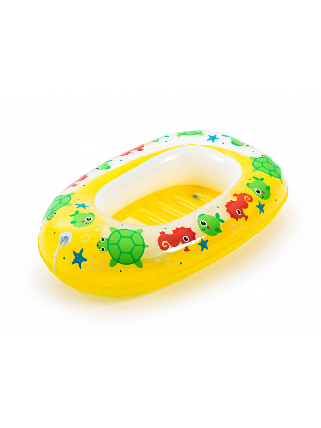 Bateau gonflable de piscine kiddie raft jaune enfant - Bestway