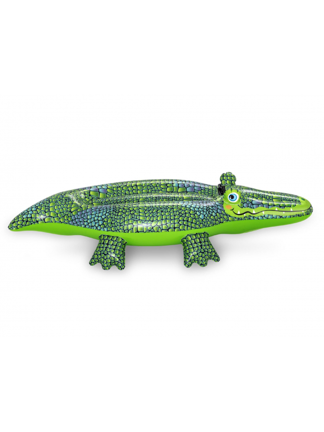 Bouée gonflable de piscine crocodile budy vert - Bestway