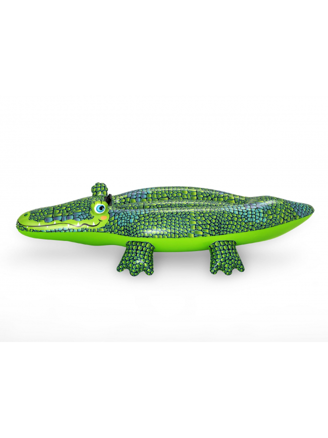 Bouée gonflable de piscine crocodile budy vert - Bestway