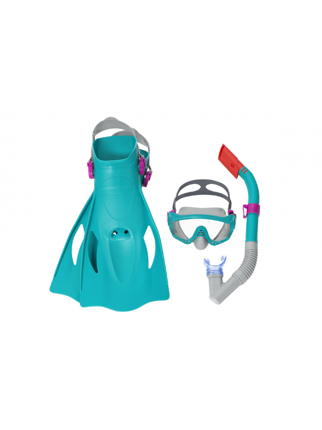 Kit de snorkeling masque tuba palme spark - Bestway