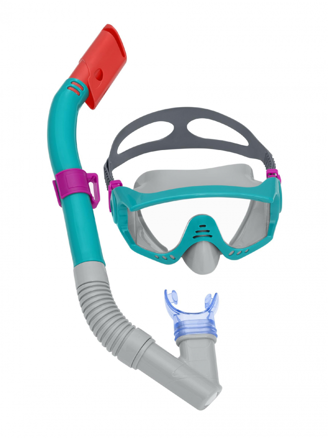 Kit de snorkeling masque tuba palme spark - Bestway