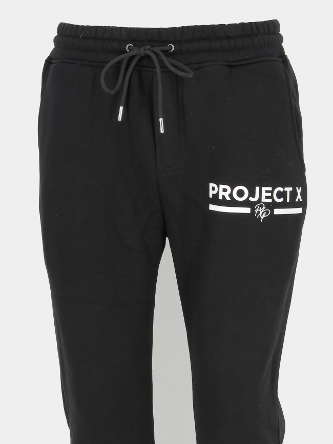 Jogging logo uni noir homme - Project X Paris