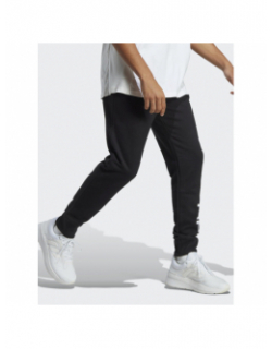 Jogging linear logo blanc noir homme - Adidas