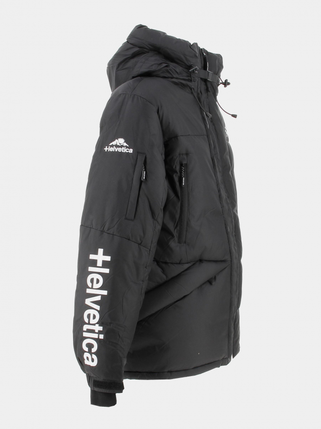 Doudoune chaude himalaya noir homme - Helvetica