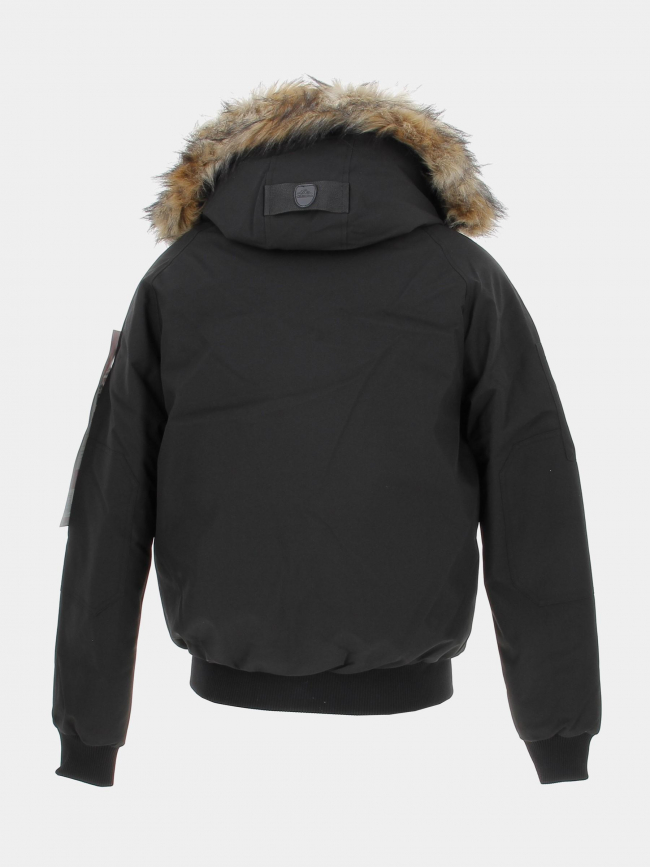 Blouson chaud johnson noir homme - Helvetica