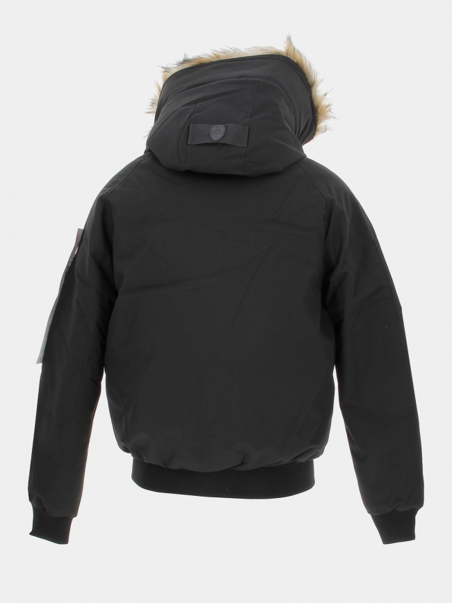 Blouson chaud johnson noir homme - Helvetica