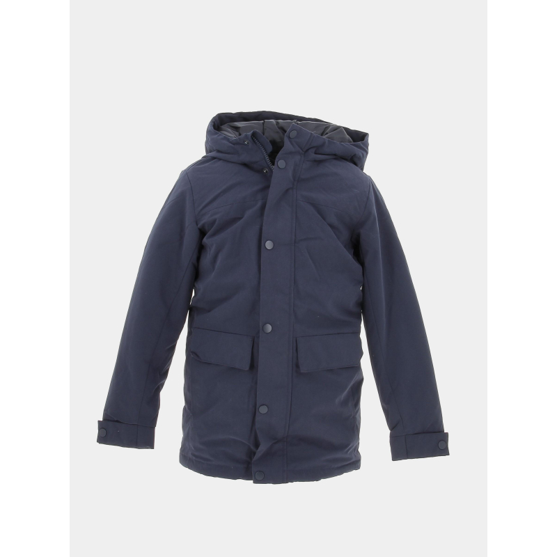 Blouson parka champ bleu marine garçon - Jack & Jones