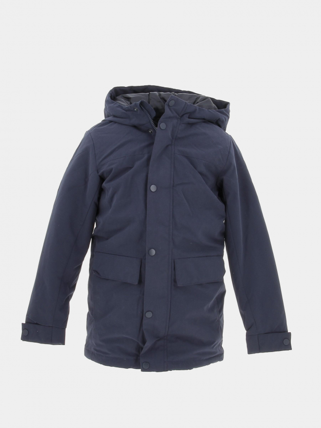 Blouson parka champ bleu marine garçon - Jack & Jones