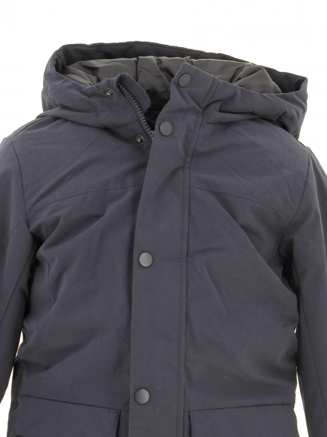 Blouson parka champ bleu marine garçon - Jack & Jones