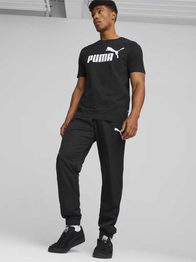 Jogging uni logo essential dry cell noir homme - Puma