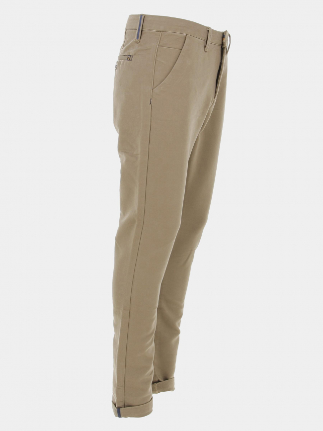 Pantalon chino slim josh kaki homme - Benson & Cherry