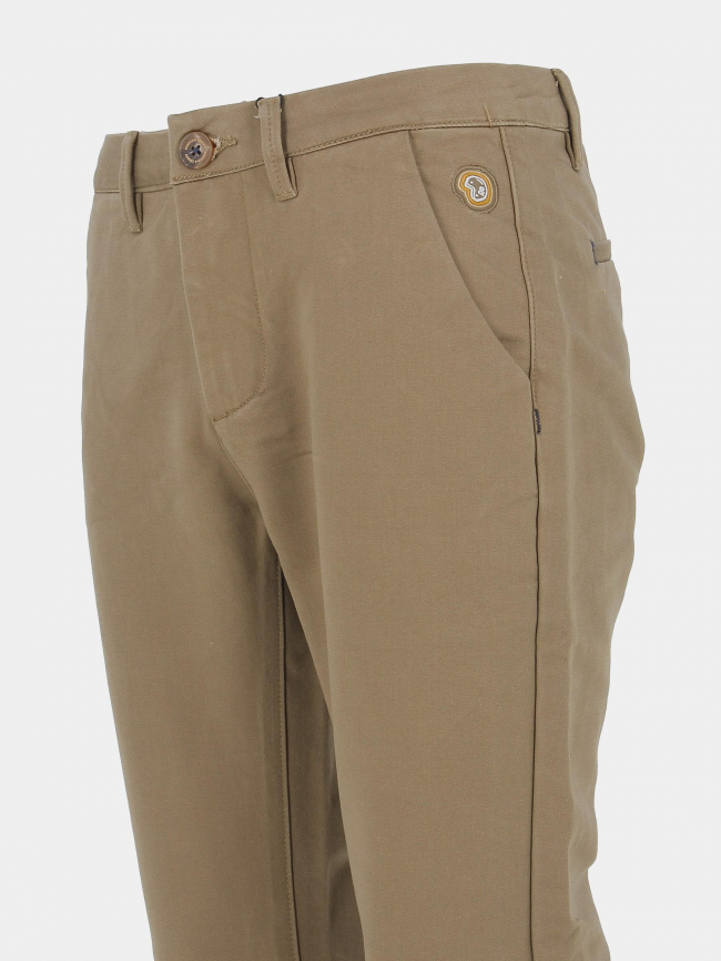 Pantalon chino slim josh kaki homme - Benson & Cherry