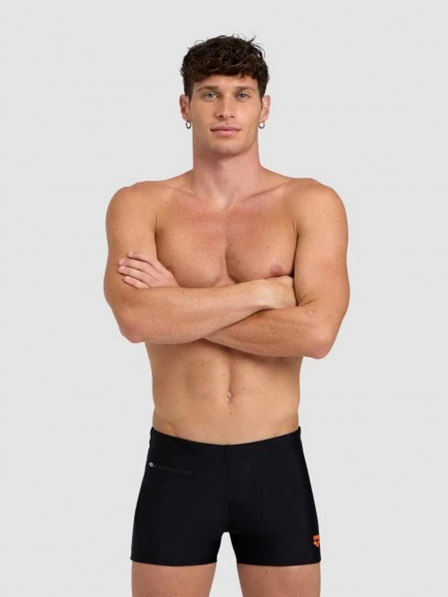 Maillot de bain poche zippée natation noir homme - Arena