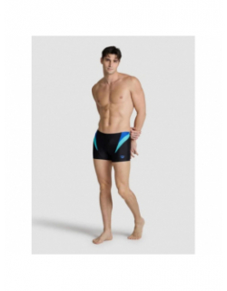 Maillot de bain natation panel noir bleu homme - Arena