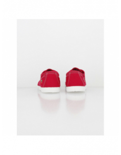 Chaussures en toile rouge femme - Le Temps Des Cerises