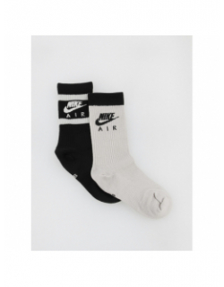 Pack 2 paires de chaussettes crew everyday noir - Nike