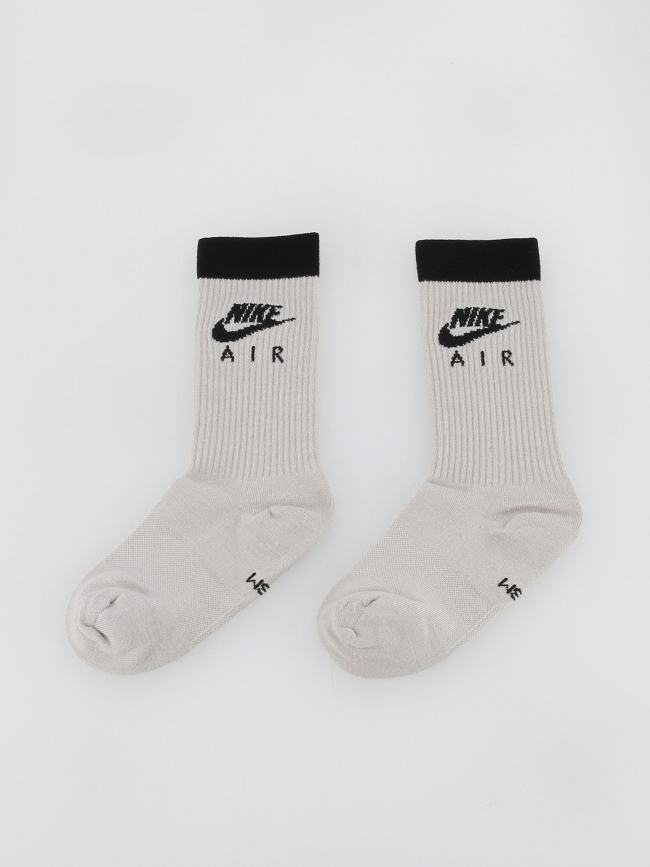 Pack 2 paires de chaussettes crew everyday noir - Nike